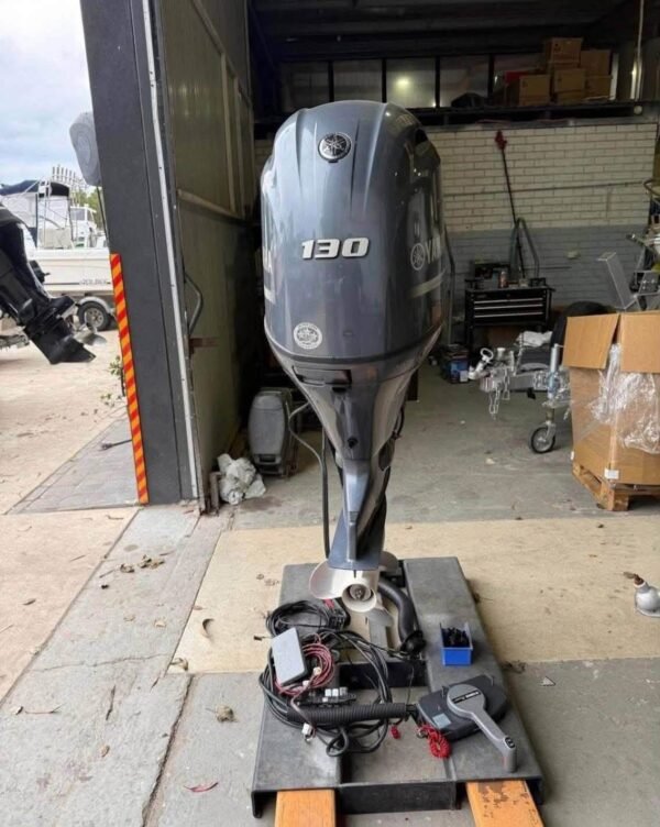 Yamaha 130HP 4-Stroke Used Outboard Motor – 2020 – 89 Hours – Long/Short Shaft