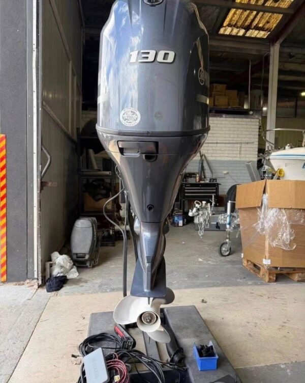 Yamaha 130HP 4-Stroke Used Outboard Motor – 2020 – 89 Hours – Long/Short Shaft