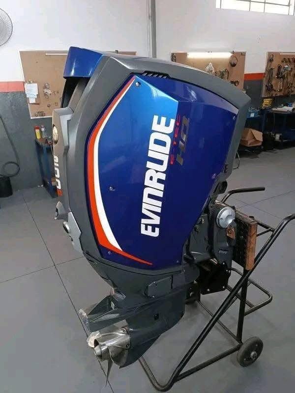 Evinrude 200HP Used Outboard Motor – 2018 – 205 Hours – Long Shaft