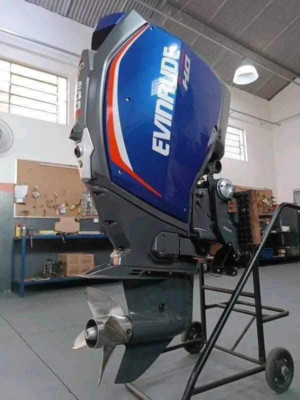 Evinrude 200HP Used Outboard Motor – 2018 – 205 Hours – Long Shaft