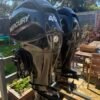 Twin Mercury 40HP 4-Stroke Used Outboard Motors – 2017 – 123/124 Hours – Long Shaft