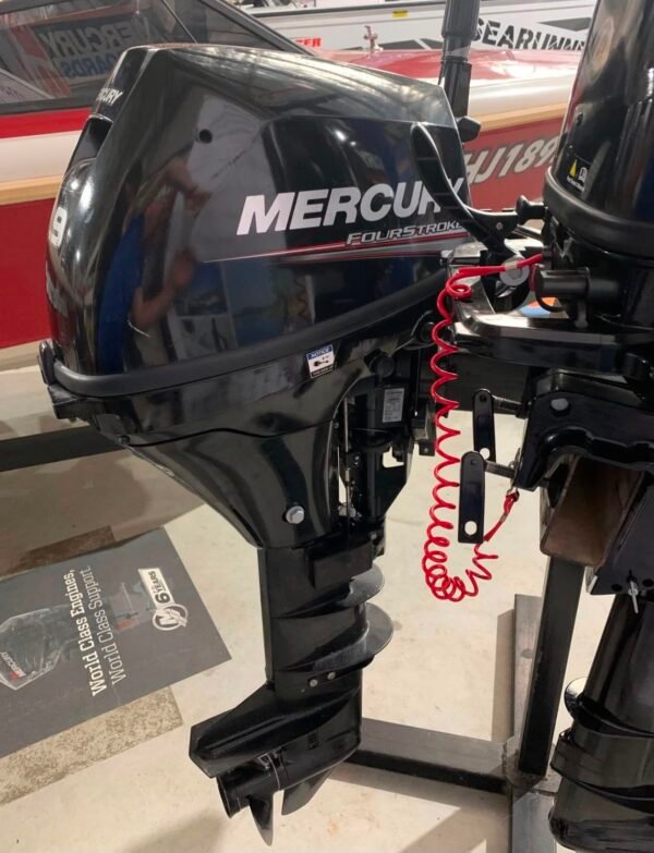 Mercury 9.9HP 4-Stroke Used Outboard Motor – 2020 – Long Shaft – Tiller