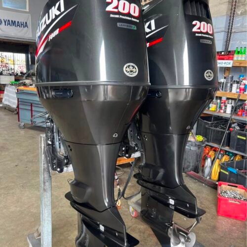 Used Suzuki 200HP Twin Pair Outboards 2018 | 116 Hours